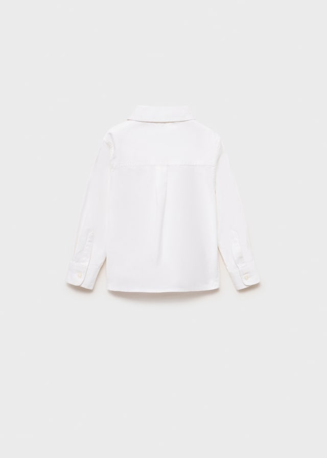 Mango Camicia Cotone E Lino