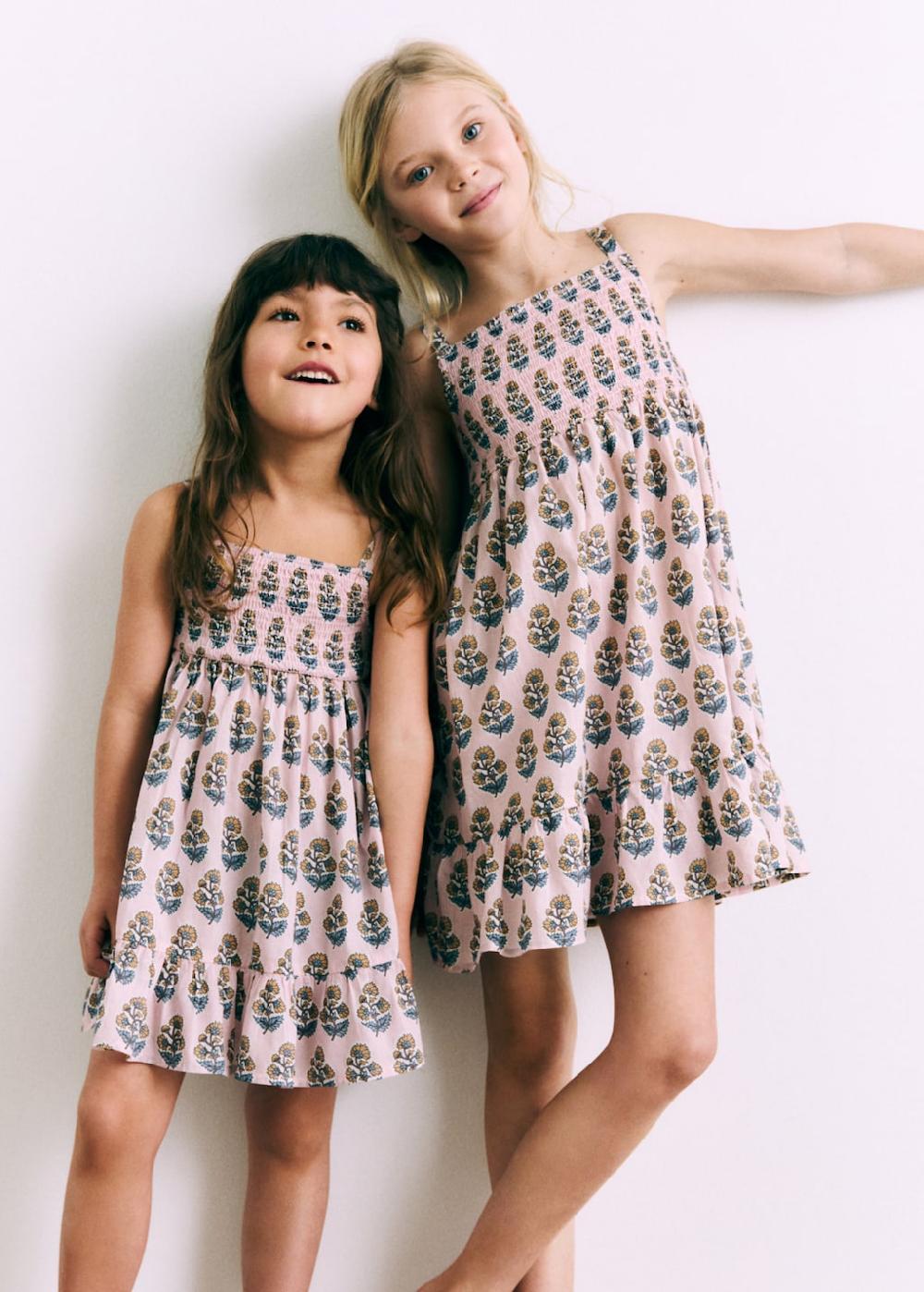 Mango Camicia da notte in cotone a stampa floreale