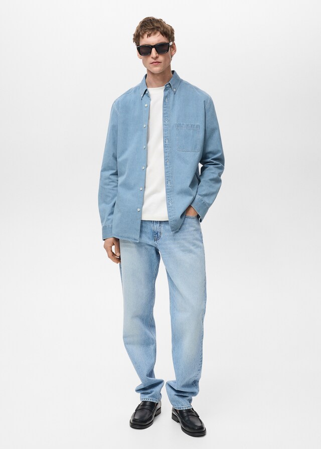 Mango Camicia Denim Regular-fit