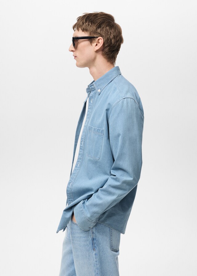 Mango Camicia Denim Regular-fit
