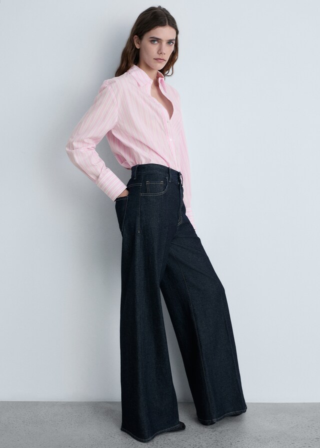 Mango Camicia Dritta Righe