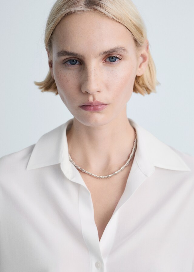 Mango Camicia Fluida Lyocell