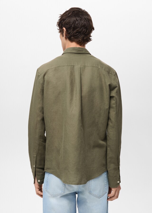 Mango Camicia Lino Classic-fit
