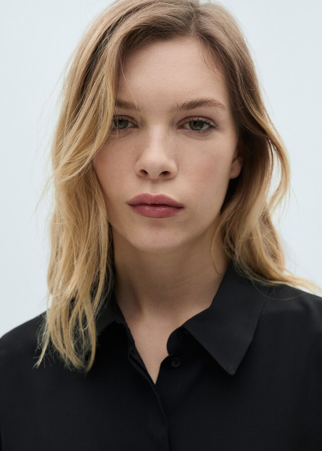 Mango Camicia Maniche Lunghe Fluida