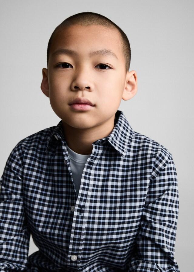 Mango Camicia Micro-quadri