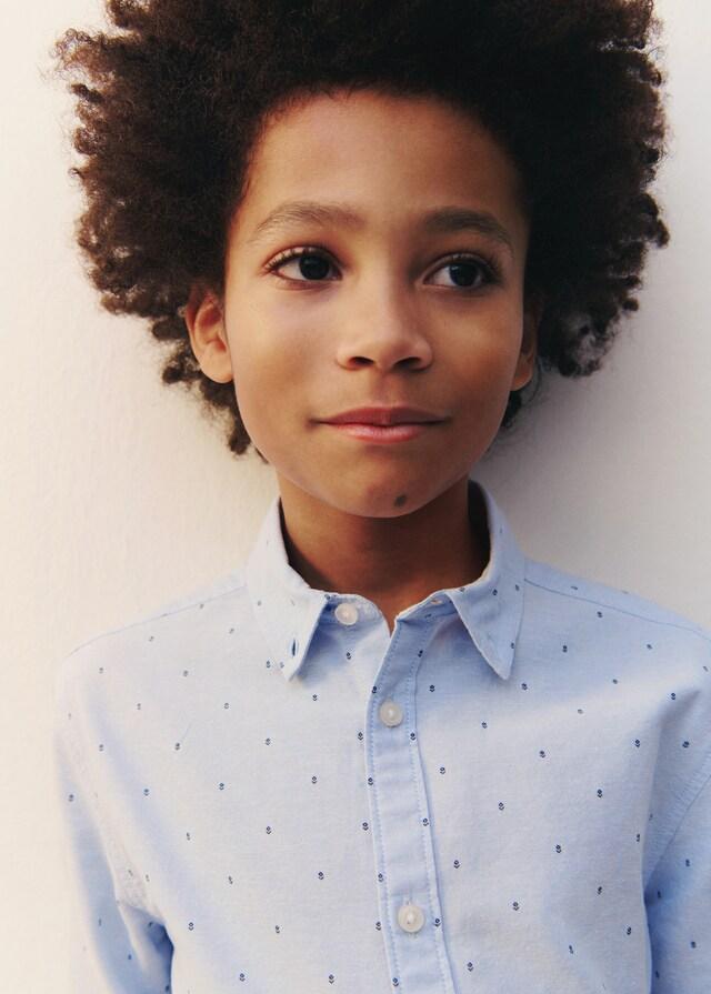 Mango Camicia Oxford Stampa