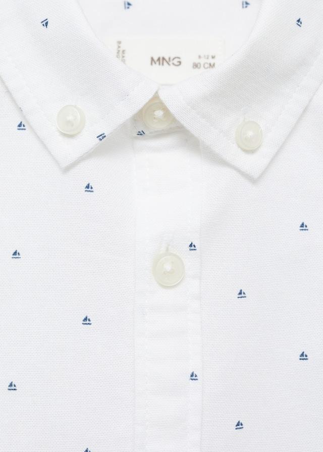 Mango Camicia Oxford Stampa