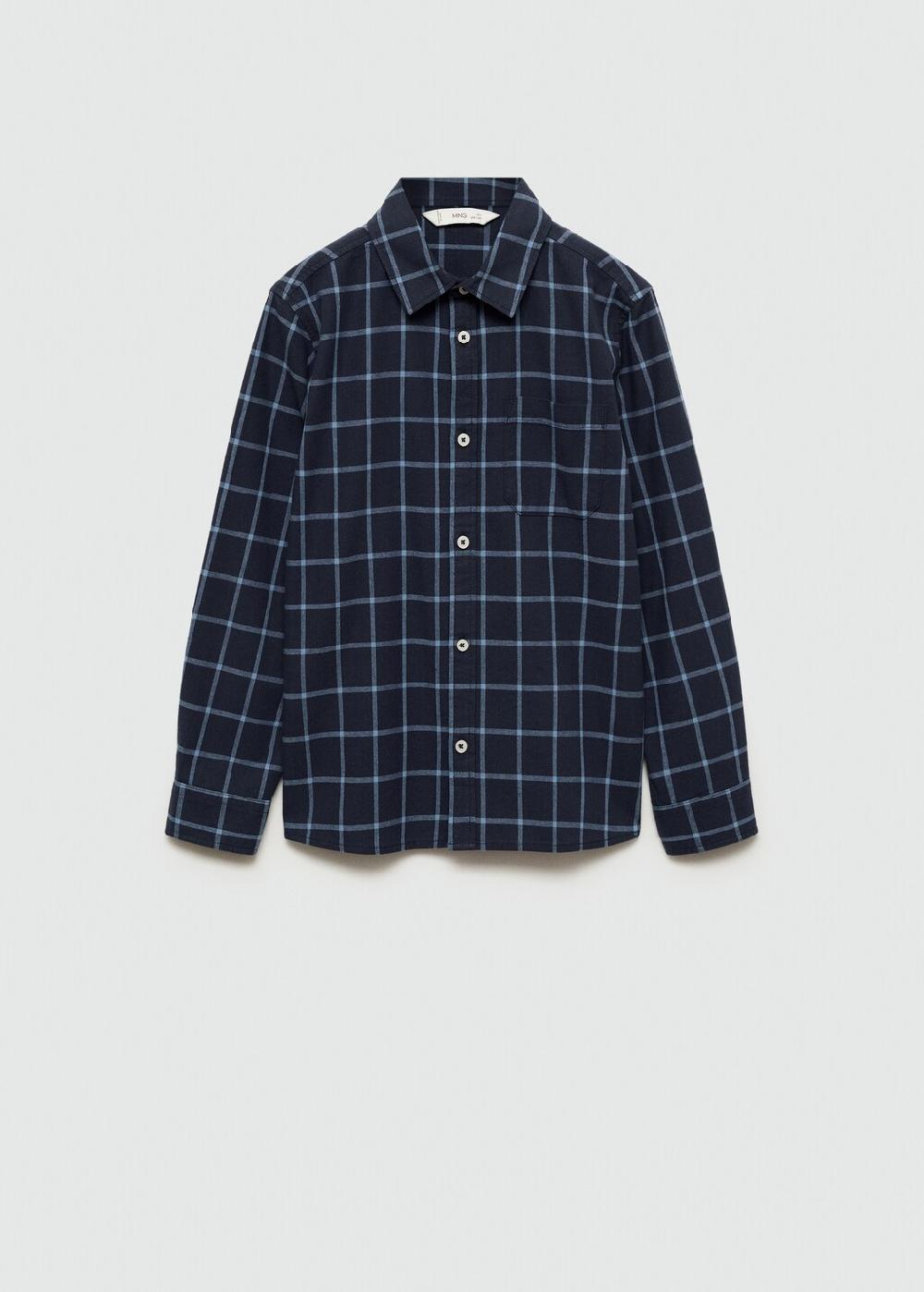 Mango Camicia regular fit cotone quadri