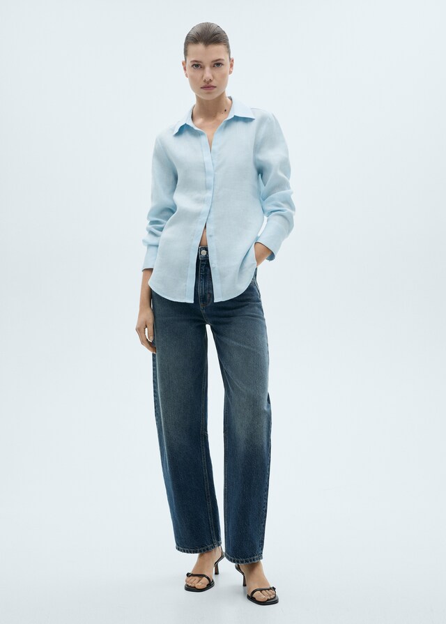 Mango Camicia Regular-fit Lino