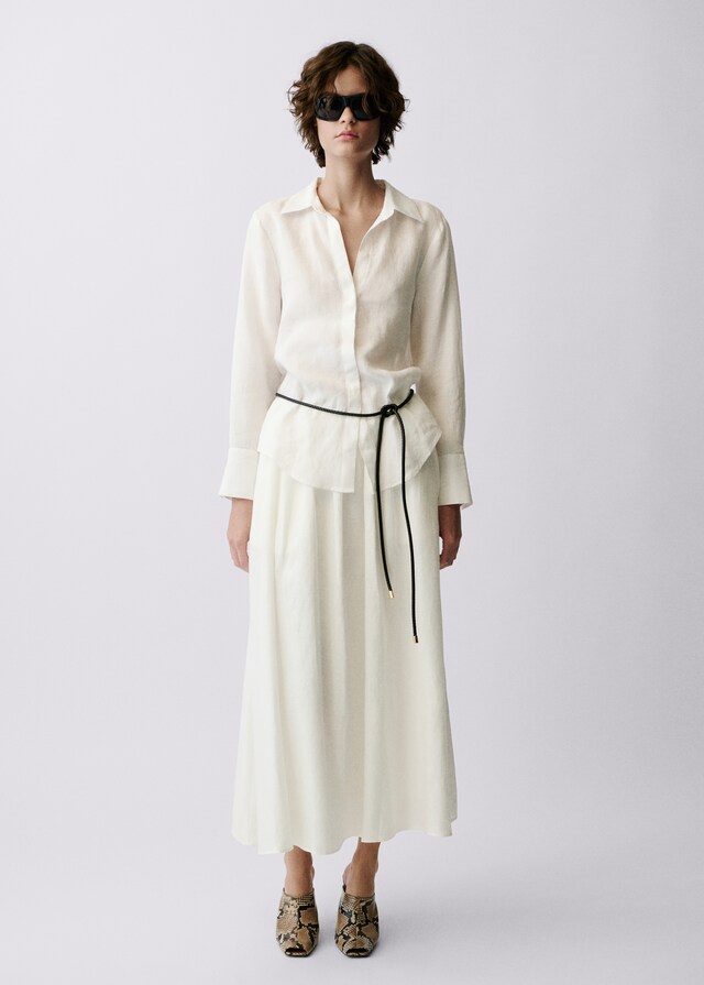 Mango Camicia Regular-fit Lino