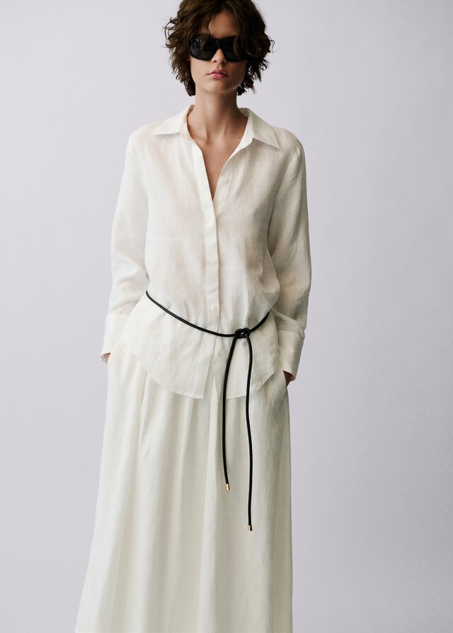 Mango Camicia Regular-fit Lino