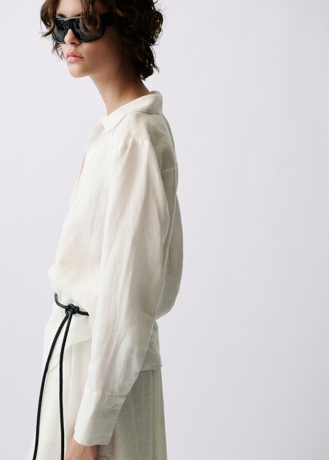 Mango Camicia Regular-fit Lino