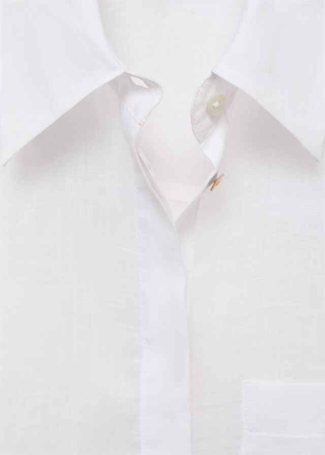 Mango Camicia Regular-fit Ramio Tasca