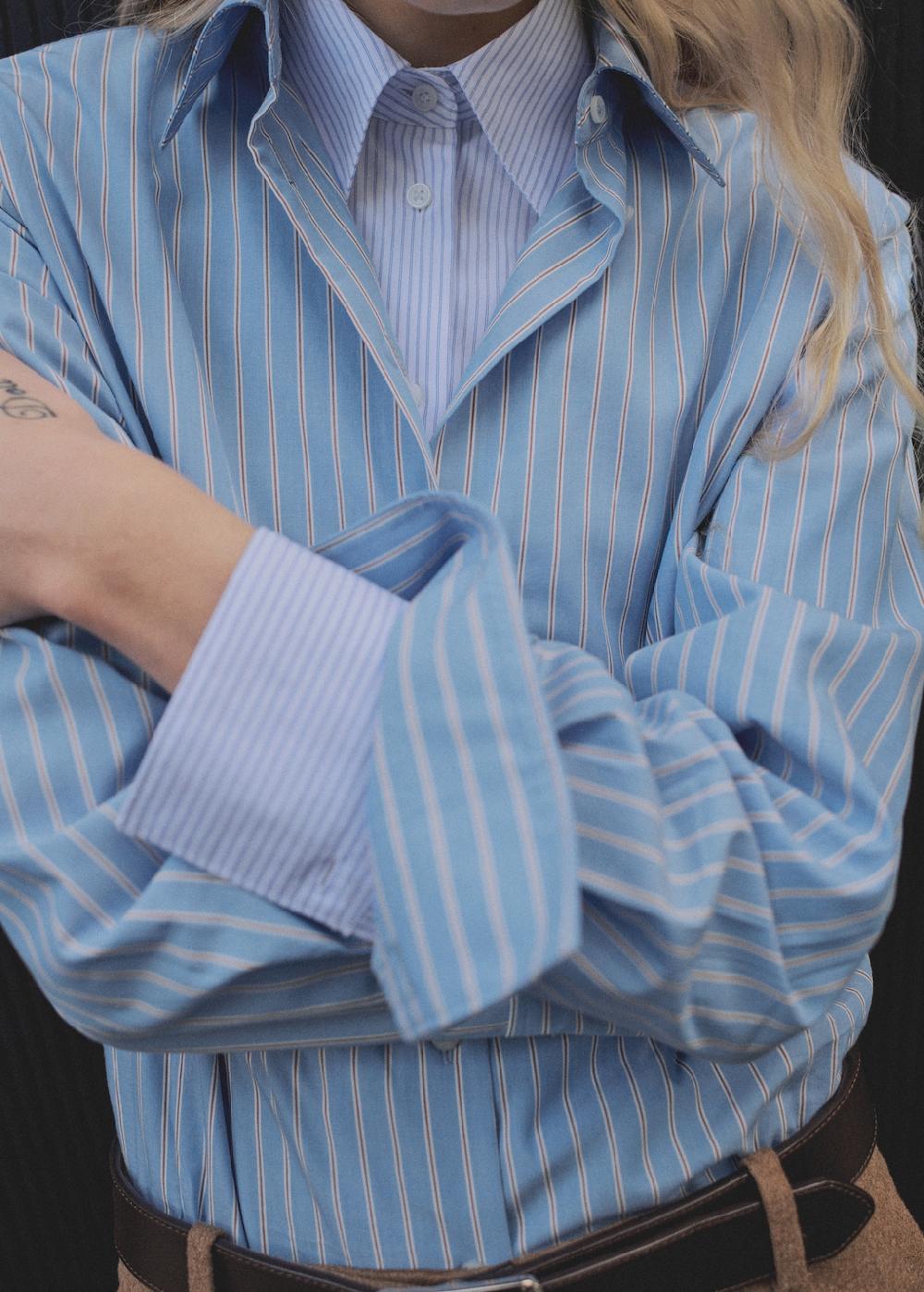 Mango Camicia regular misto cotone lyocell