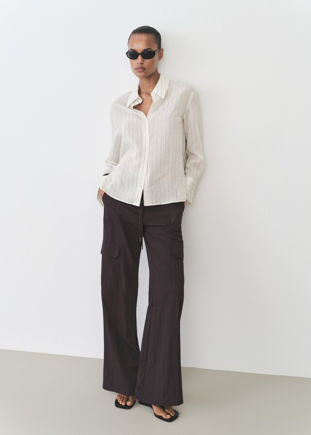 Mango Camicia Stampa Righe