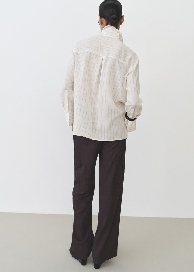 Mango Camicia Stampa Righe