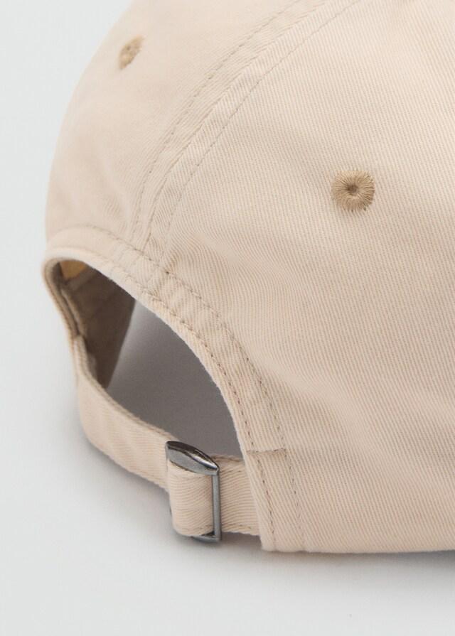 Mango Cappellino Cotone Ricamo