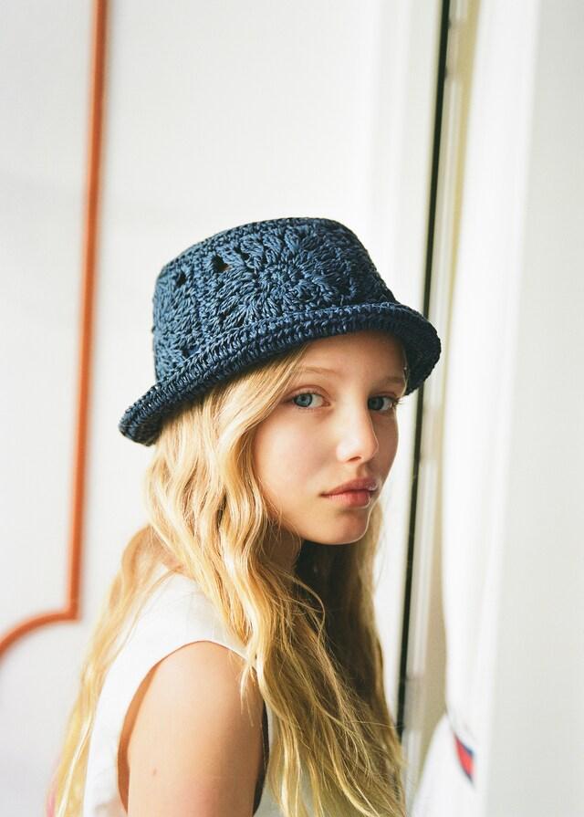 Mango Cappello Bucket Crochet