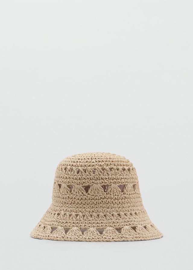Mango Cappello Bucket Paglia
