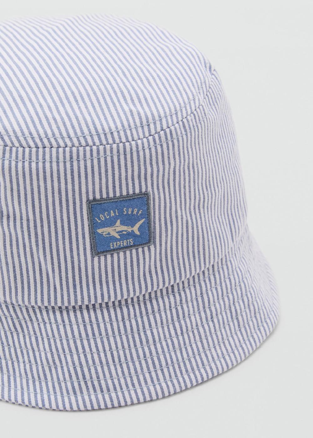 Mango Cappello bucket righe