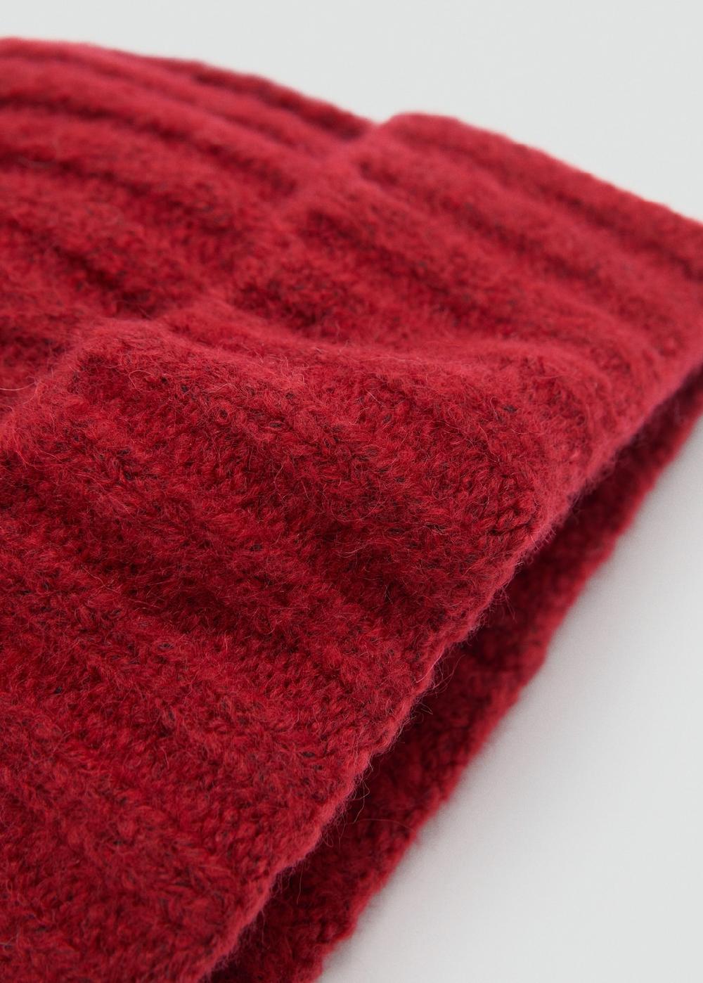 Mango Cappello maglia a coste