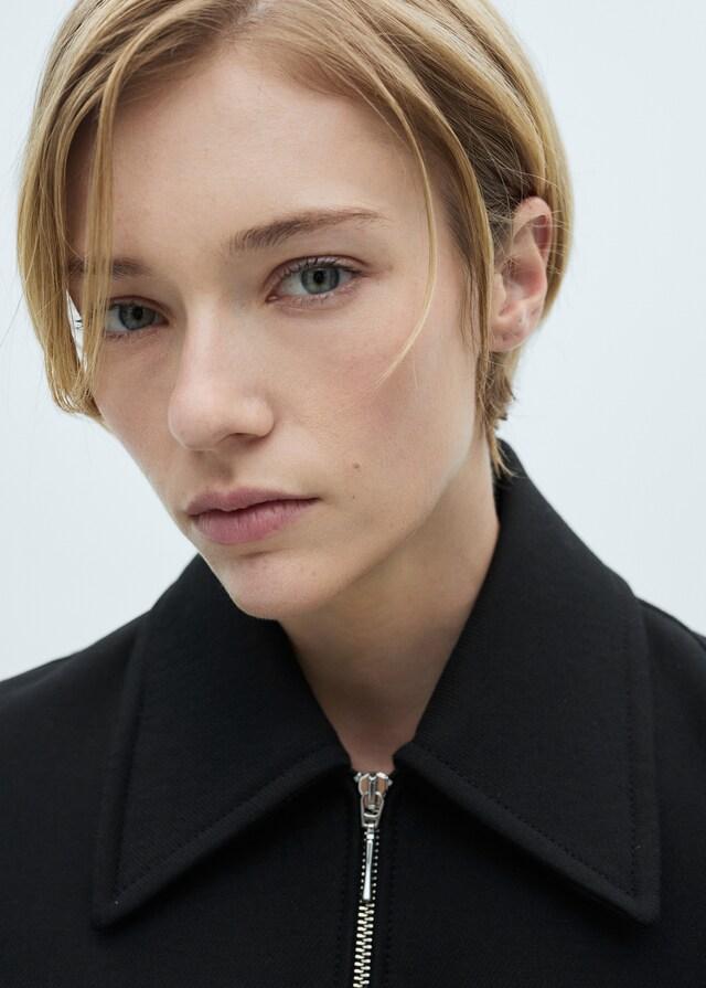 Mango Cappotto Diritto Zip