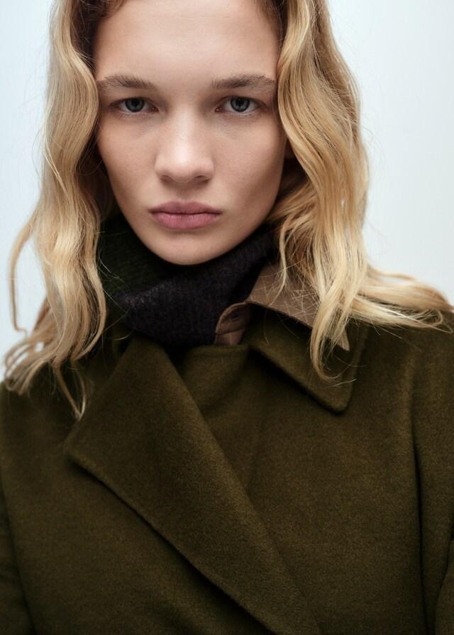 Mango Cappotto Lungo Handmade Cintura