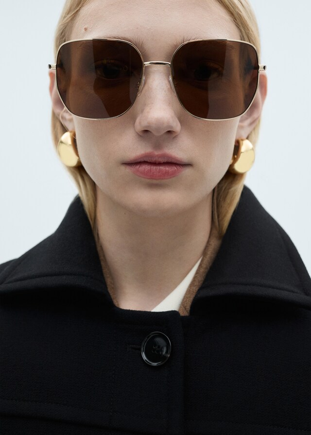 Mango Cappotto Midi Lana Bottoni