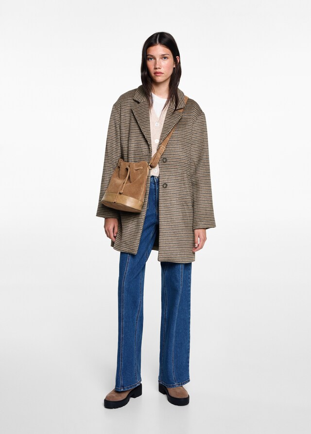 Mango Cappotto Pied-de-poule