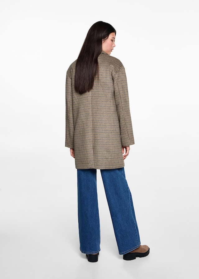 Mango Cappotto Pied-de-poule