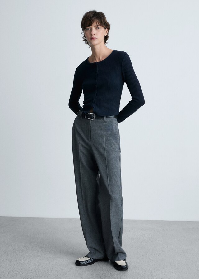 Mango Cardigan Coste Bottoni