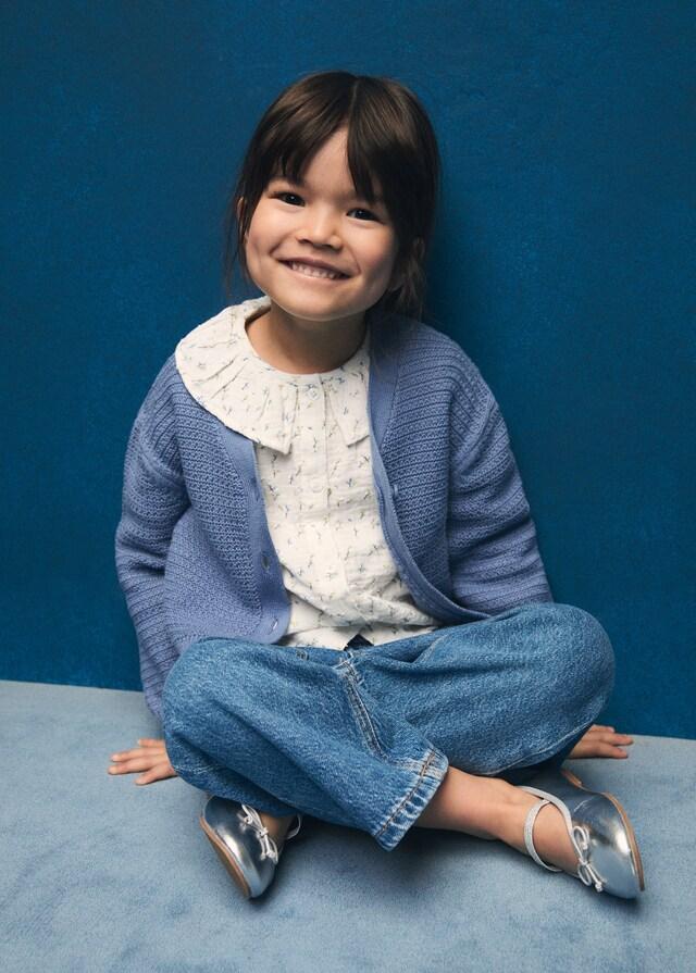 Mango Cardigan Cotone Maglia Combinata