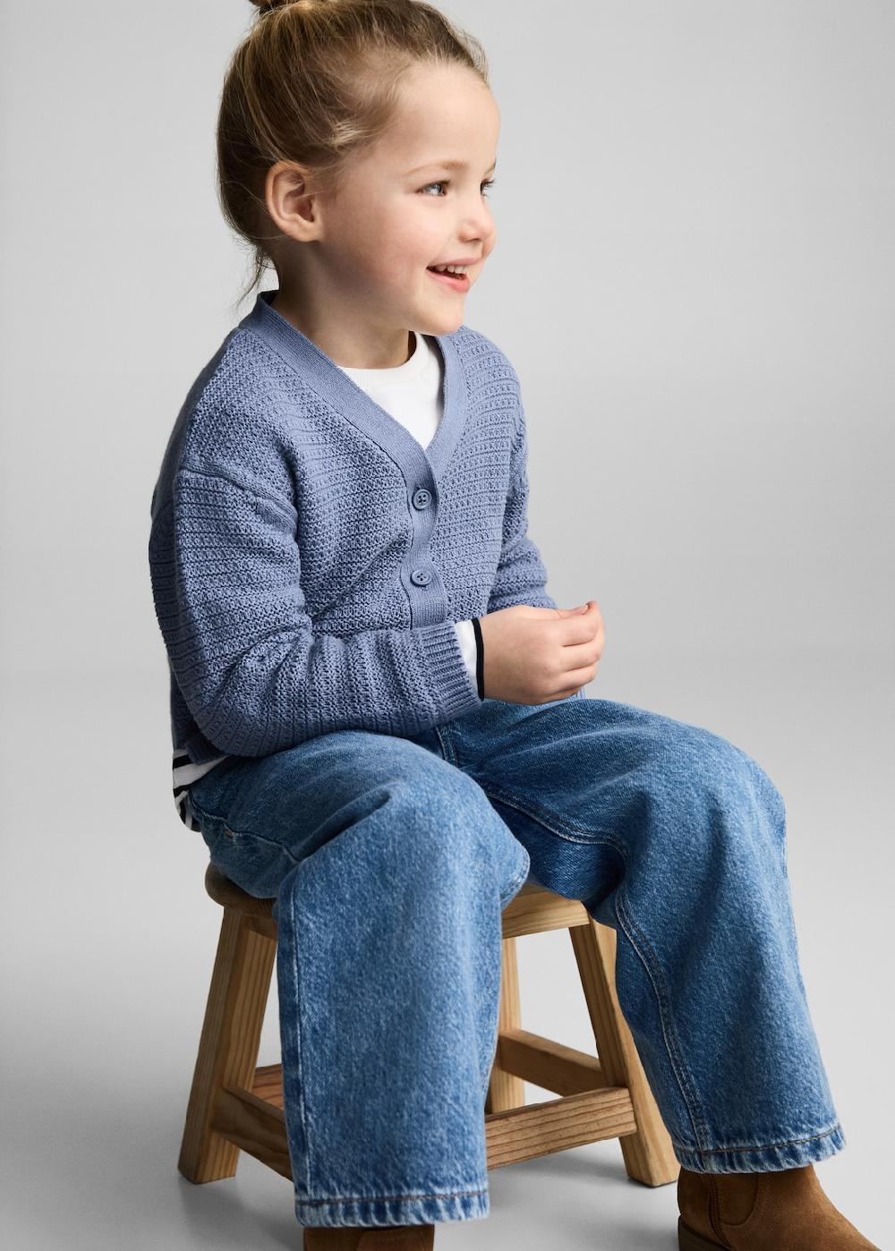 Mango Cardigan cotone maglia combinata