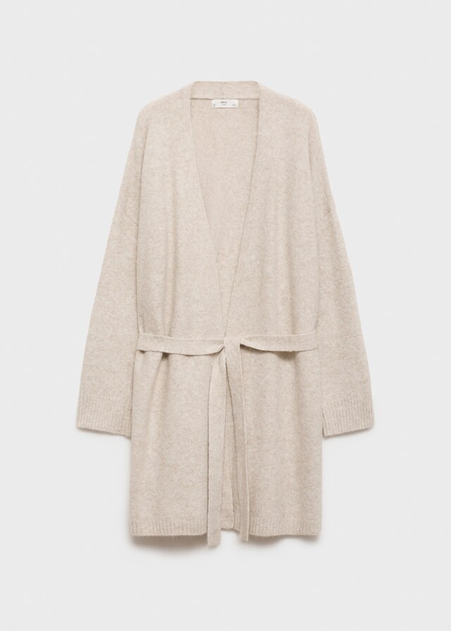 Mango Cardigan In Maglia Design Corto