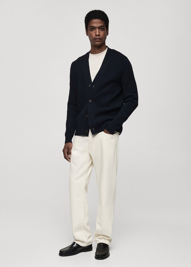 Mango Cardigan Maglia Bottoni