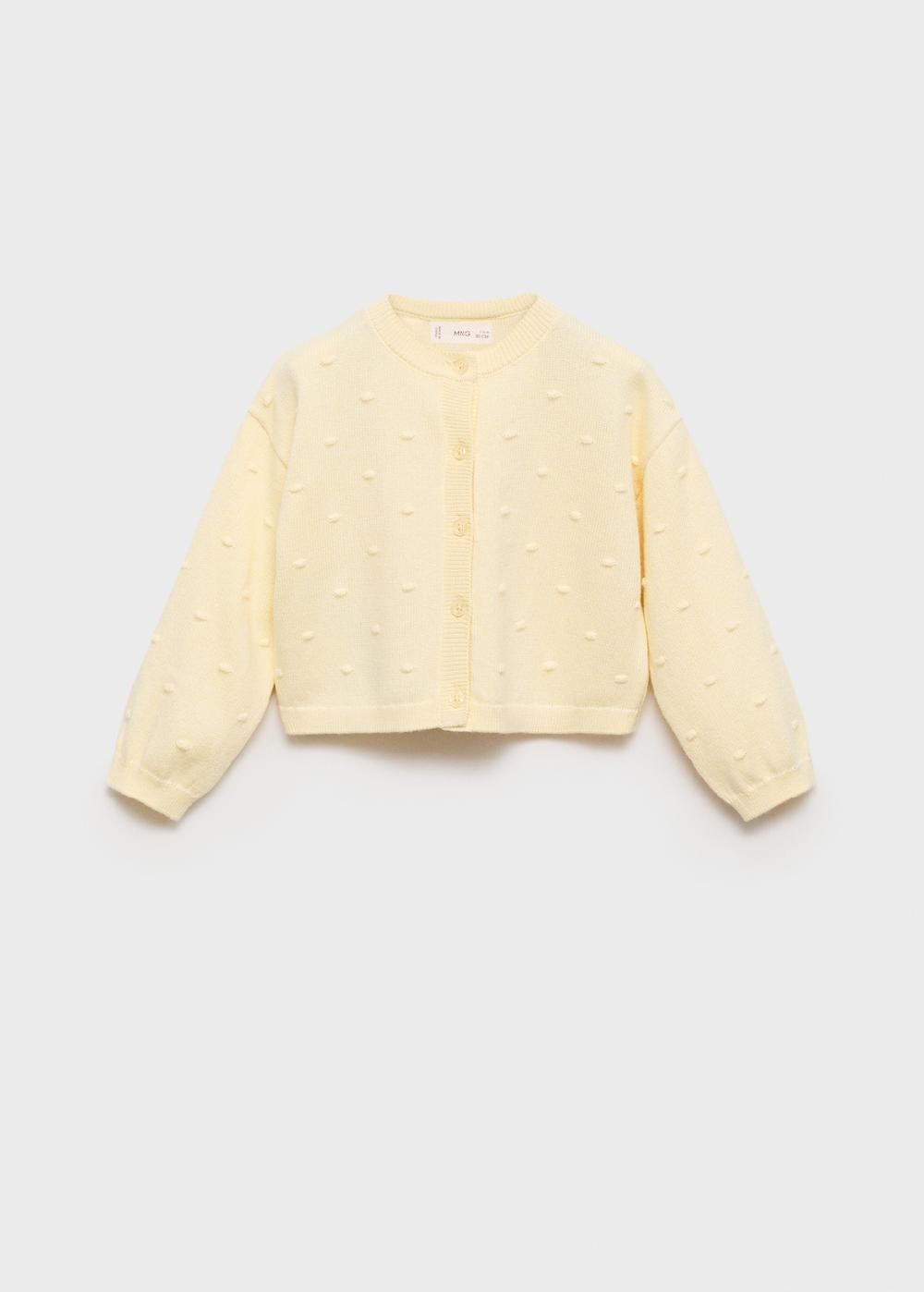 Mango Cardigan maglia ricamata
