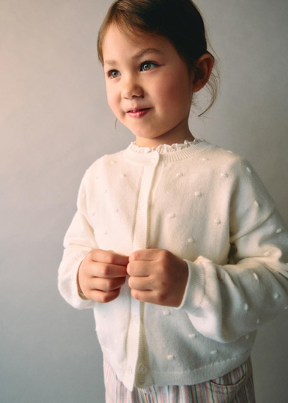 Mango Cardigan maglia ricamata