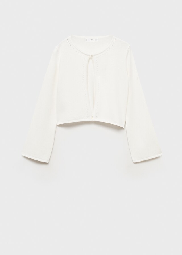 Mango Cardigan Maglia Sottile Cotone