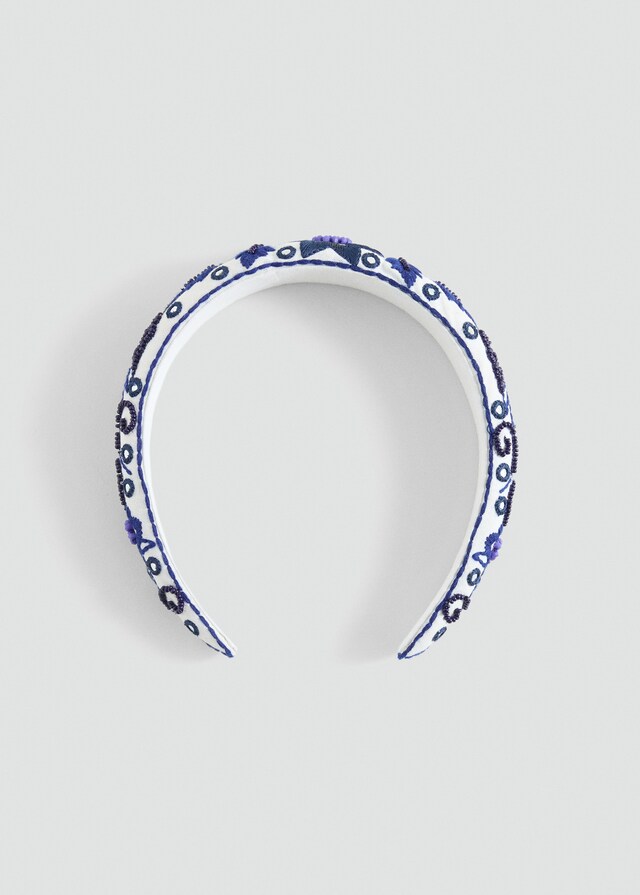 Mango Cerchietto Perline Ricamate