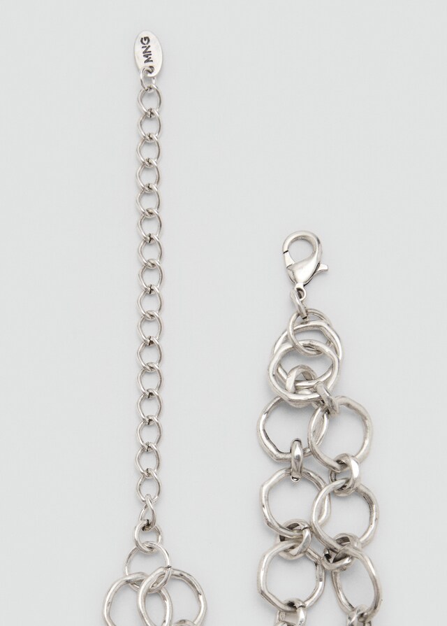 Mango Cintura Catena Metallo Fiore