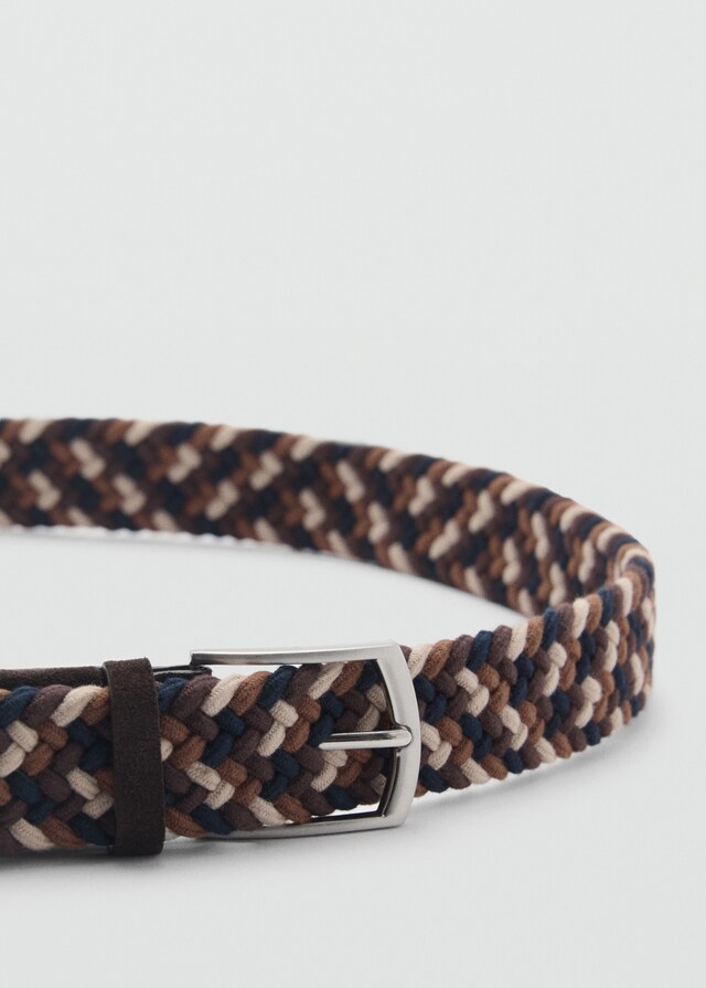 Mango Cintura Elasticizzata Intrecciata Colorata