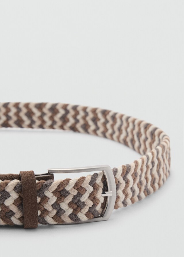 Mango Cintura Elasticizzata Intrecciata Colorata