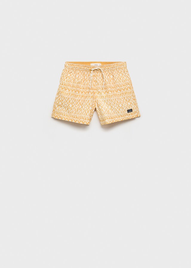 Mango Costume Da Bagno Coulisse Stampa