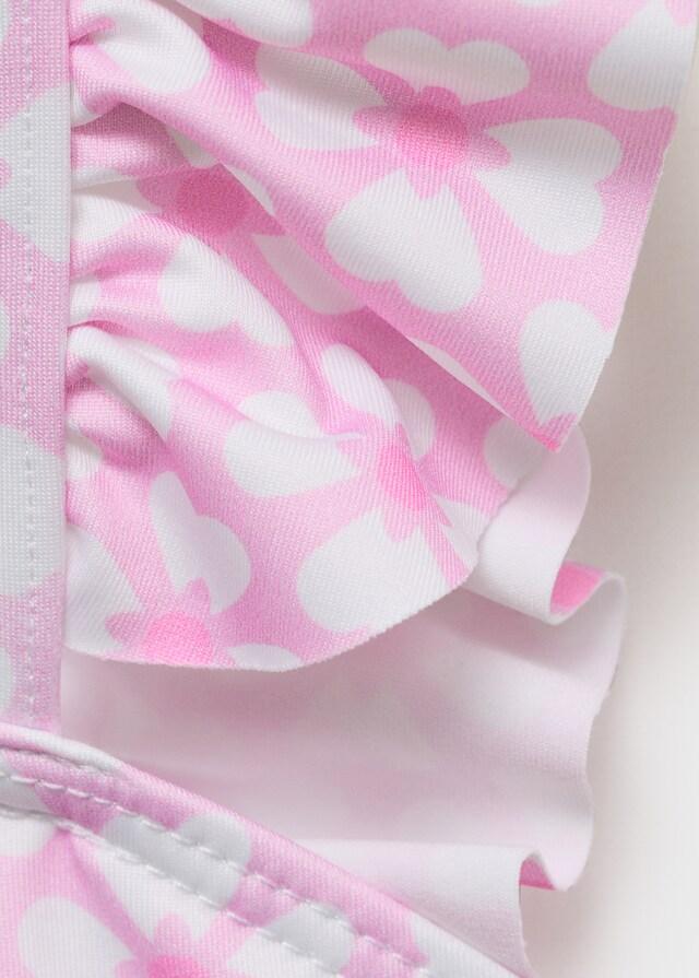 Mango Costume Da Bagno Stampa Spallino Volant