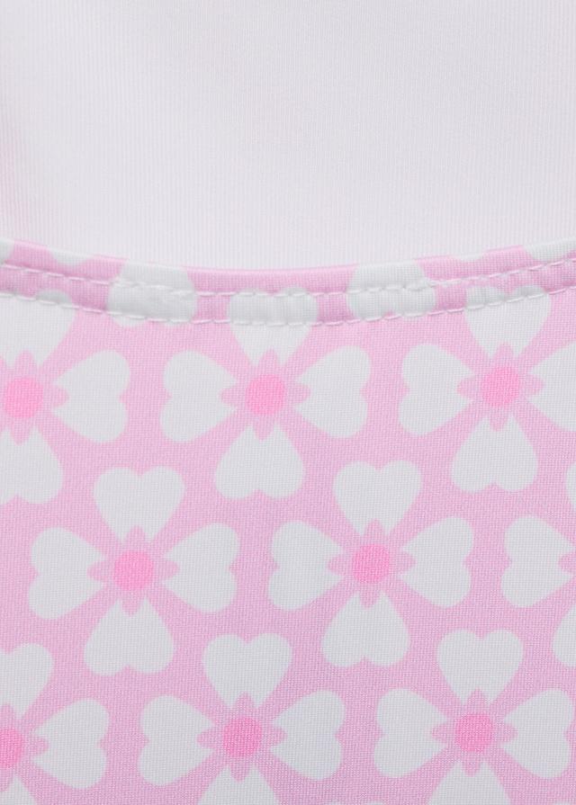 Mango Costume Da Bagno Stampa Spallino Volant