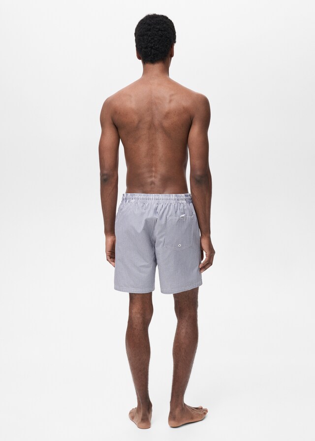 Mango Costume Effetto Seersucker