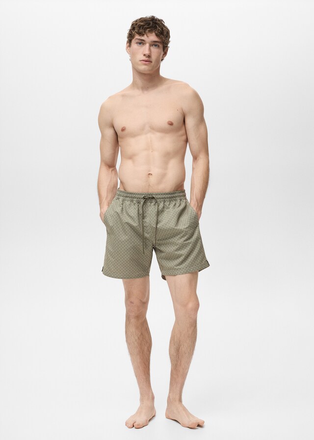 Mango Costume Stampa Geometrica