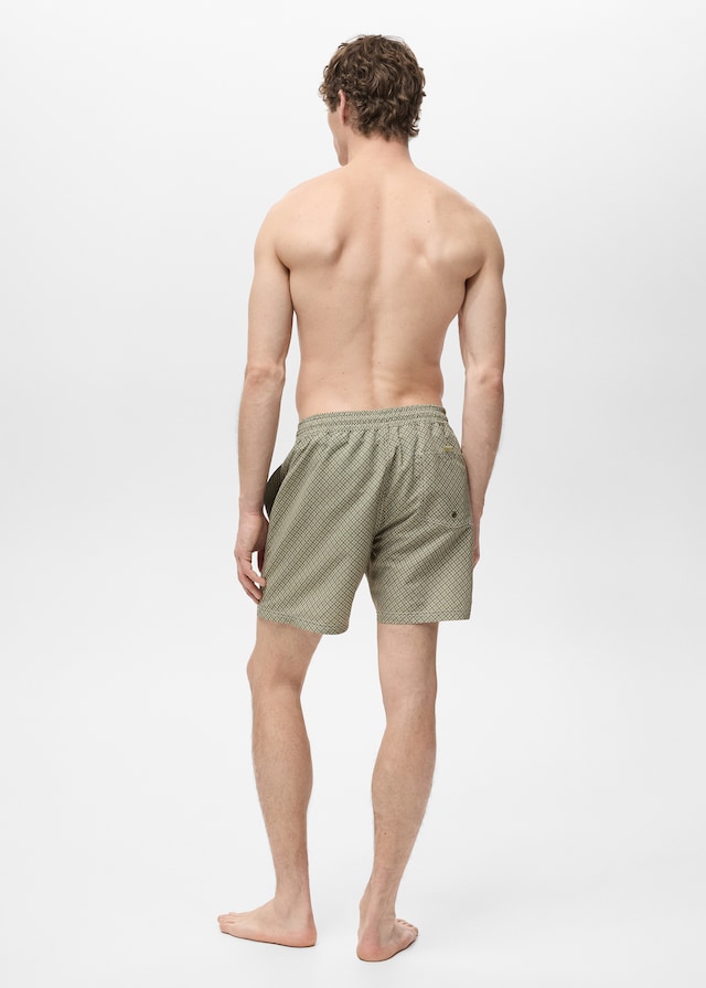 Mango Costume Stampa Geometrica