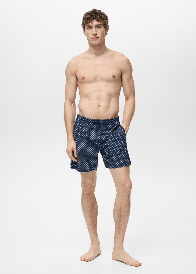 Mango Costume Stampa Geometrica