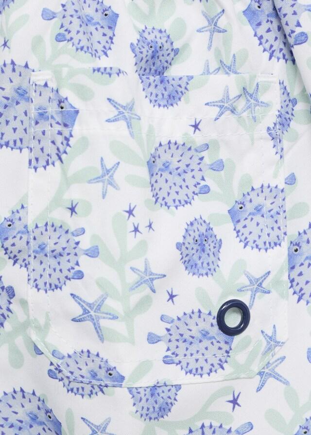 Mango Costume Stampa Marina